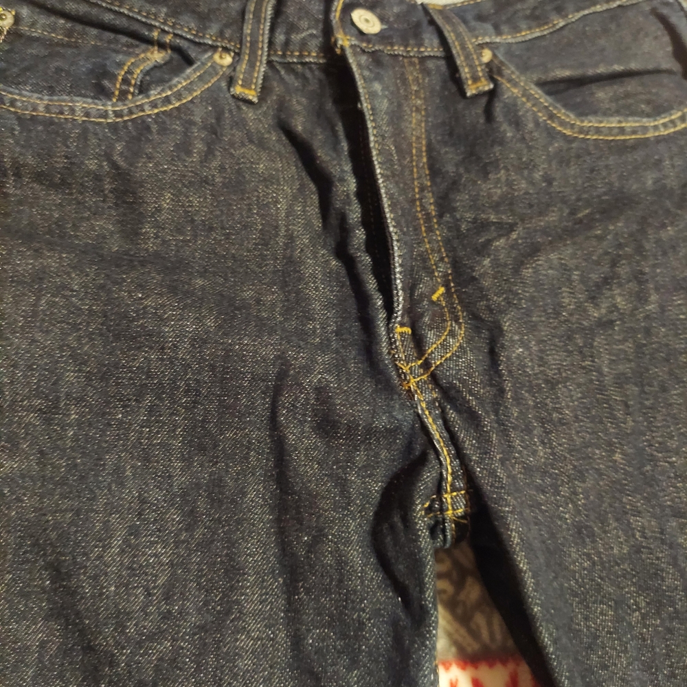 Levi's Dark Blue Relaxed Fit Jeans 514 33×30
